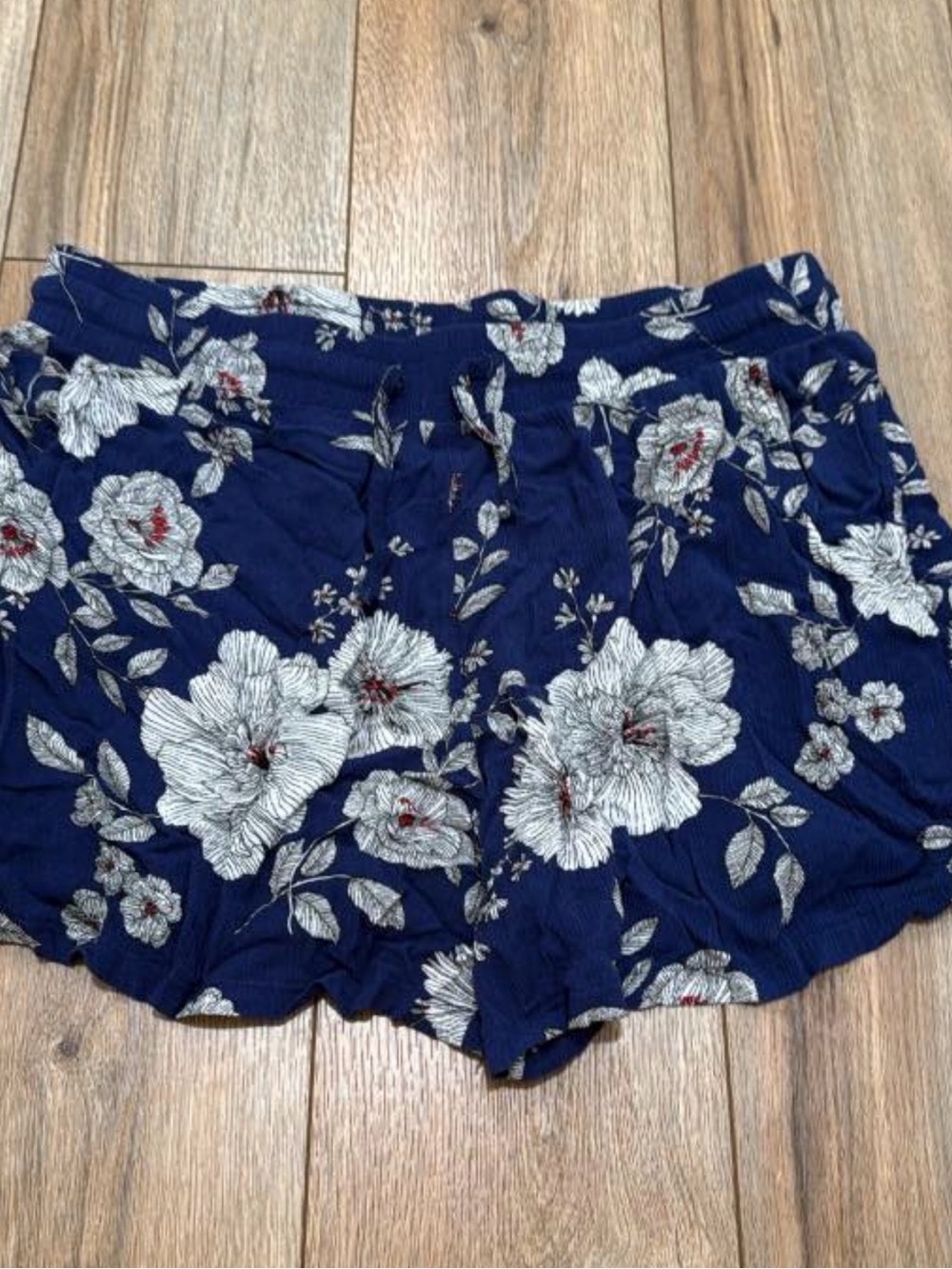 Floral Navy Women’s Shorts